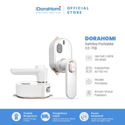 Dorahomi Setrika mini portable setrikaan baju listrik lipat traveling
