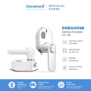Dorahomi Setrika Mini Lipat Cepat Panas Portable