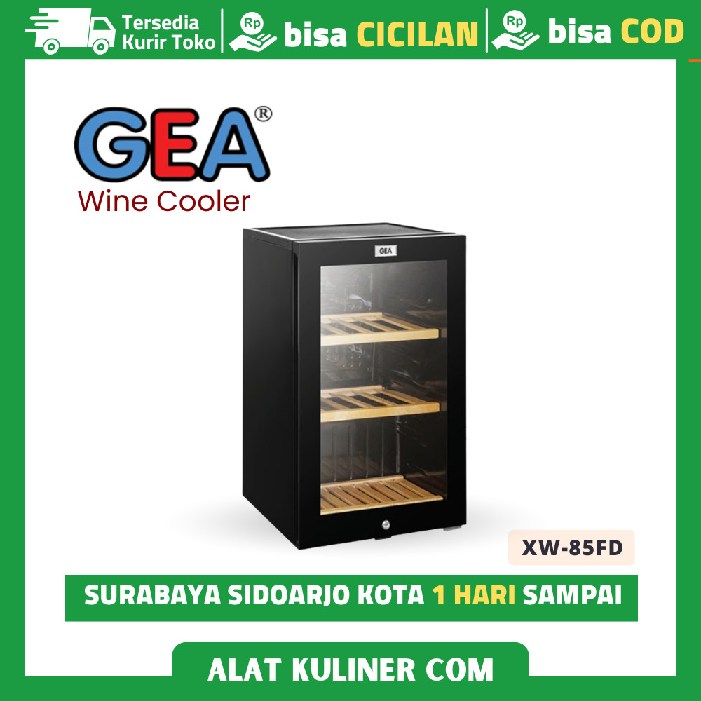 Jual Kulkas Pendingin Mini Minuman Gea XW-85FD Display Cooler Mini ...