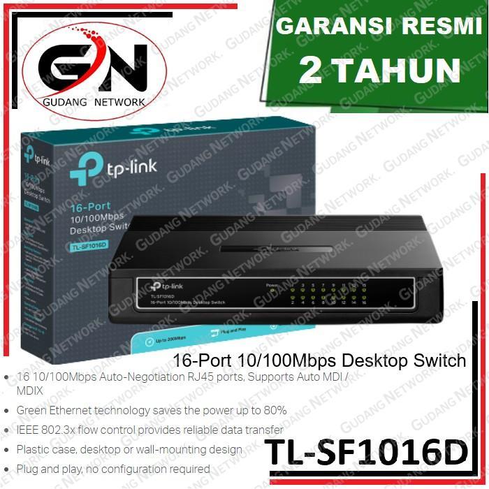 Jual NETHIVE TP-LINK TL-SF1016D 16-port /10/100Mb TPLINK SWITCH HUB ...