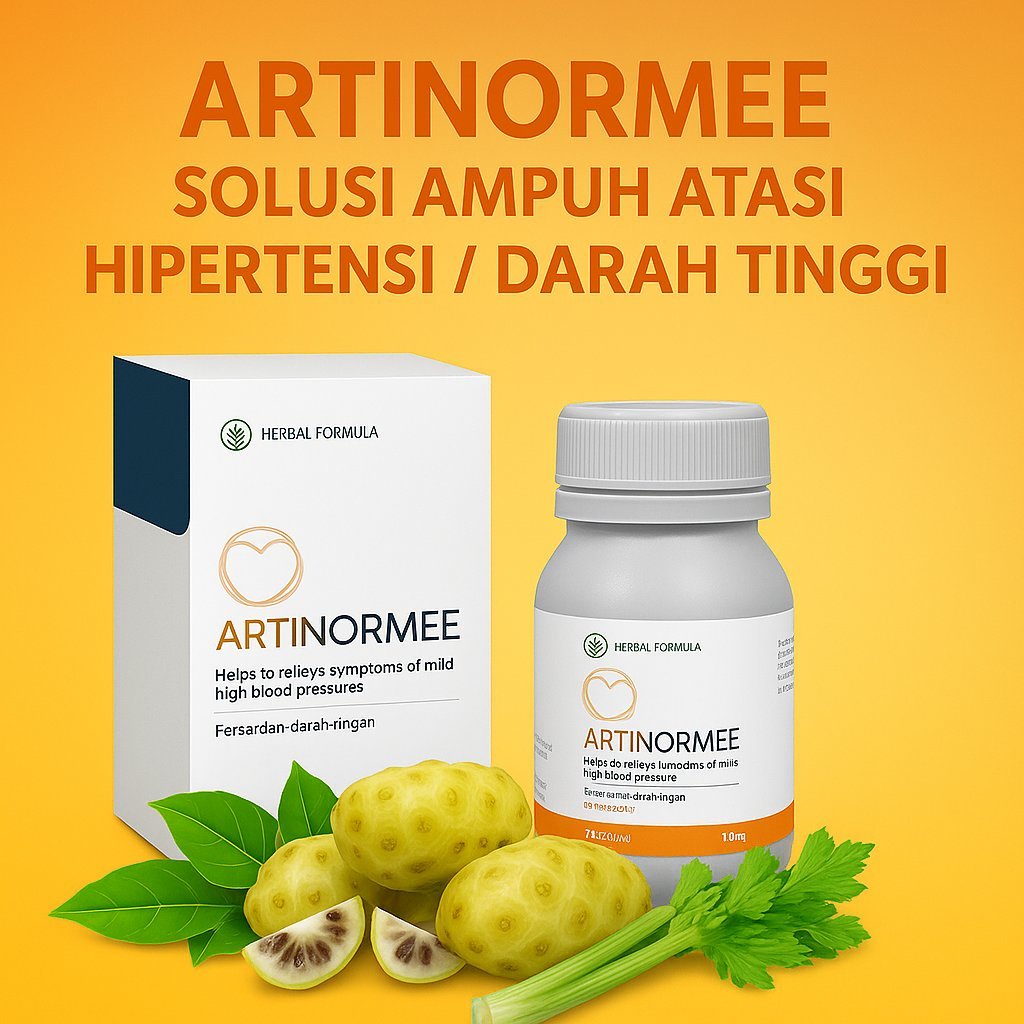 Artinormee Herbal Asli Original Obat Hipertensi Darah Tinggi Jantung Stroke Rekomendasi Dokter AMPUH