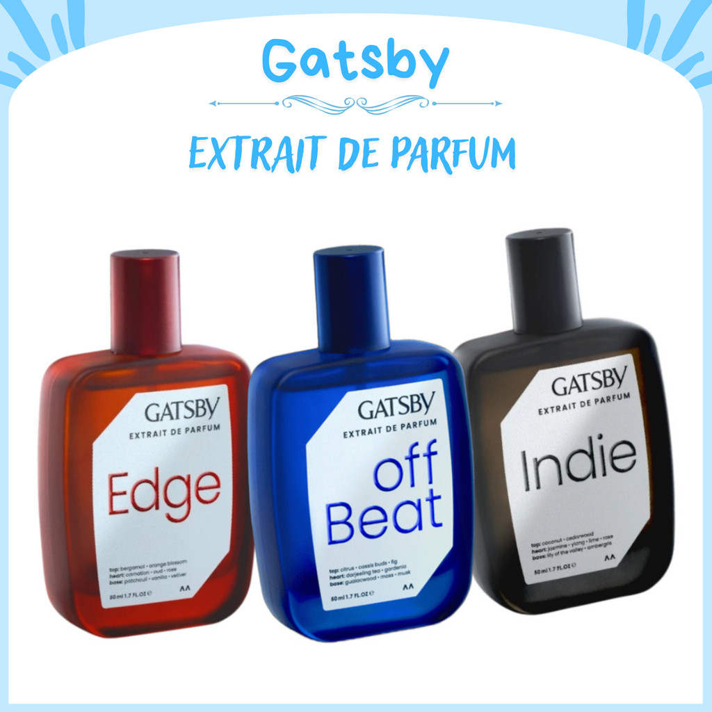 Jual Gatsby Extrait De Parfum 50ml/Parfum Pria | Shopee Indonesia