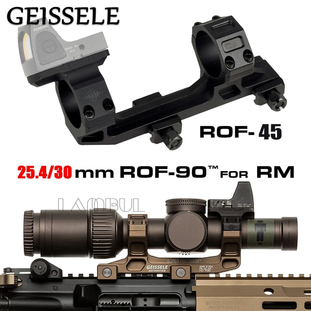 Jual GEISSELE 25.4/30mm Ring Optic Scope Mount ROF-90/45 RM Red Dot ...