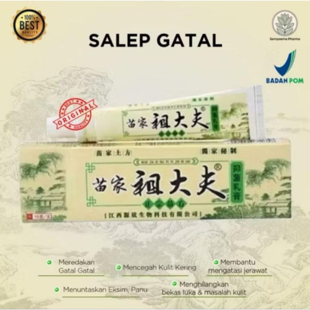 Salep Gatal Kulit Cina Mengatasi Berbagai Macam Permasalahan Kulit.