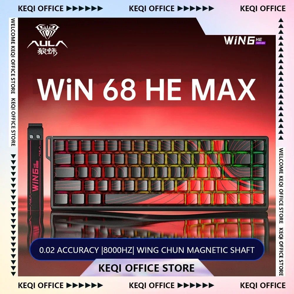 Jual Win60 Win68 He Magnetic Switch Keyboards 8k Rgb HotSwap Wired ...