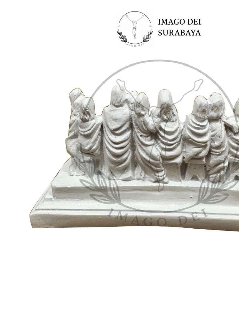 Patung KATOLIK Yesus Perjamuan Terakhir (15cm) / PATUNG LAST SUPPER 3