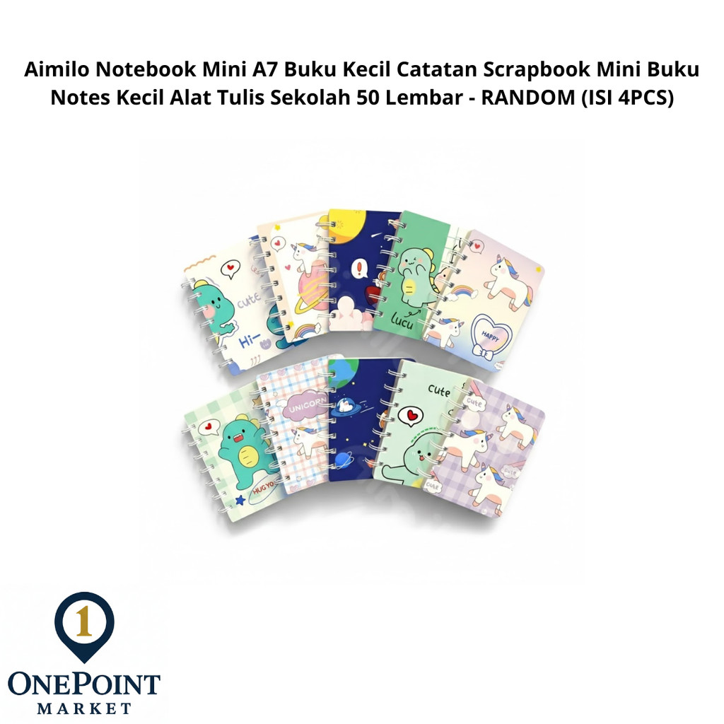 Jual Aimilo Notebook Mini A7 Buku Kecil Catatan Scrapbook Mini Buku ...