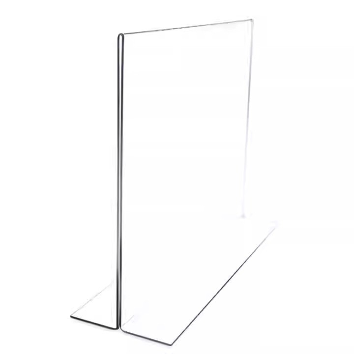 Jual Stand Akrilik Bentuk T A4 2mm/ Display Kertas ukuran A4 | Shopee ...