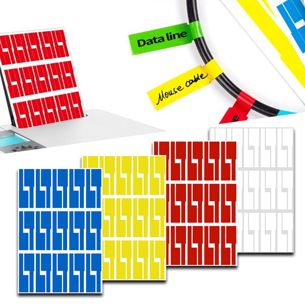Jual 150/300PCS Stiker Label Kabel Anti Air / Stiker Label Penanda ...