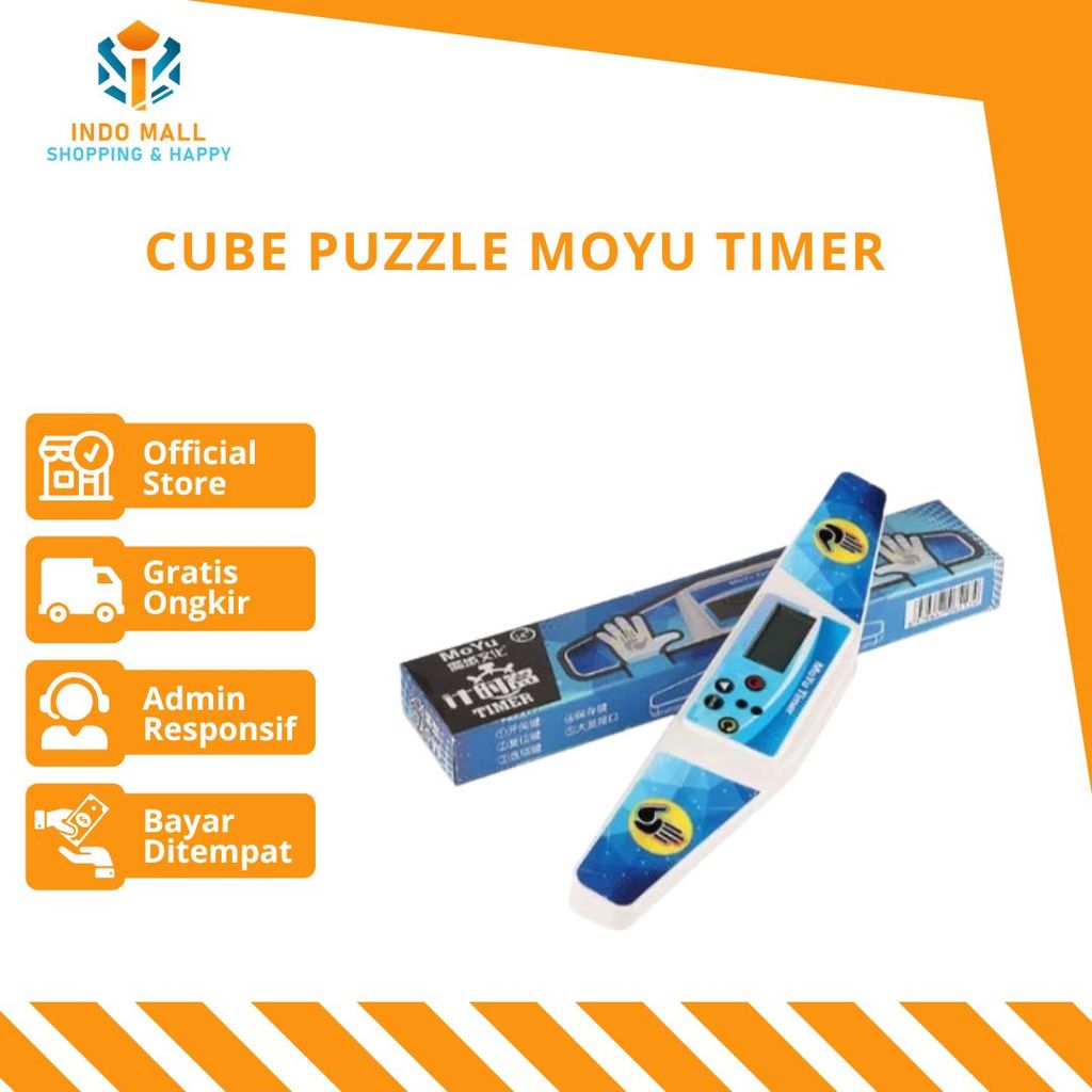 Jual Cube Puzzle Moyu timer / Stop watch Cube Puzzle timer moyu display ...