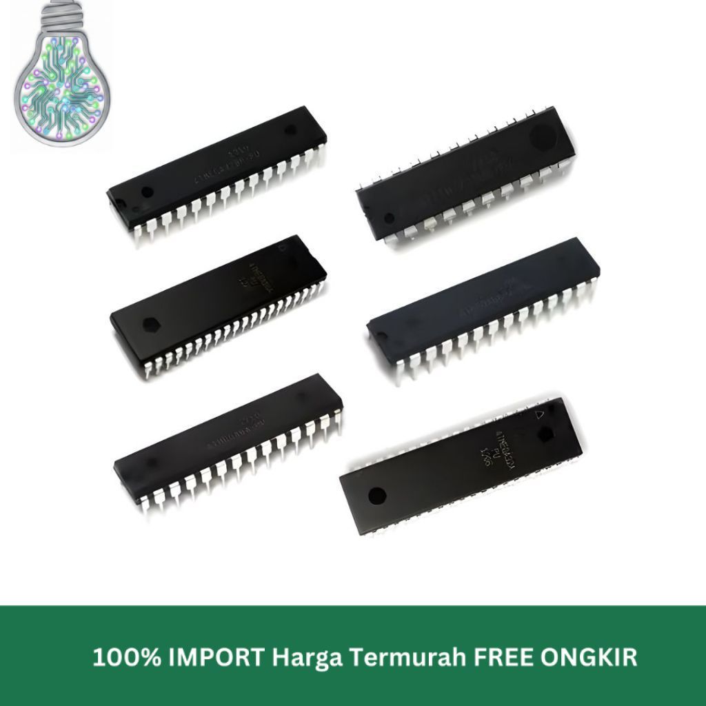 Jual IC ATmega328P-PU Microcontroller AVR 8-Bit DIP-28 Support Arduino ...
