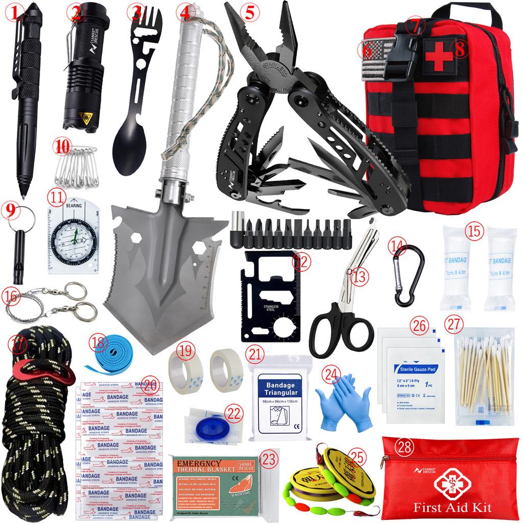 Jual Car Survival First Aid Kit Full Set Molle Outdoor Gear Emergency ...