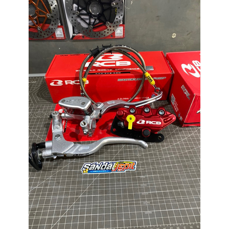 Jual PAKET SET MASTER KALIPER RCB RX KING NINJA R RR SS CB GL MP TIGER ...