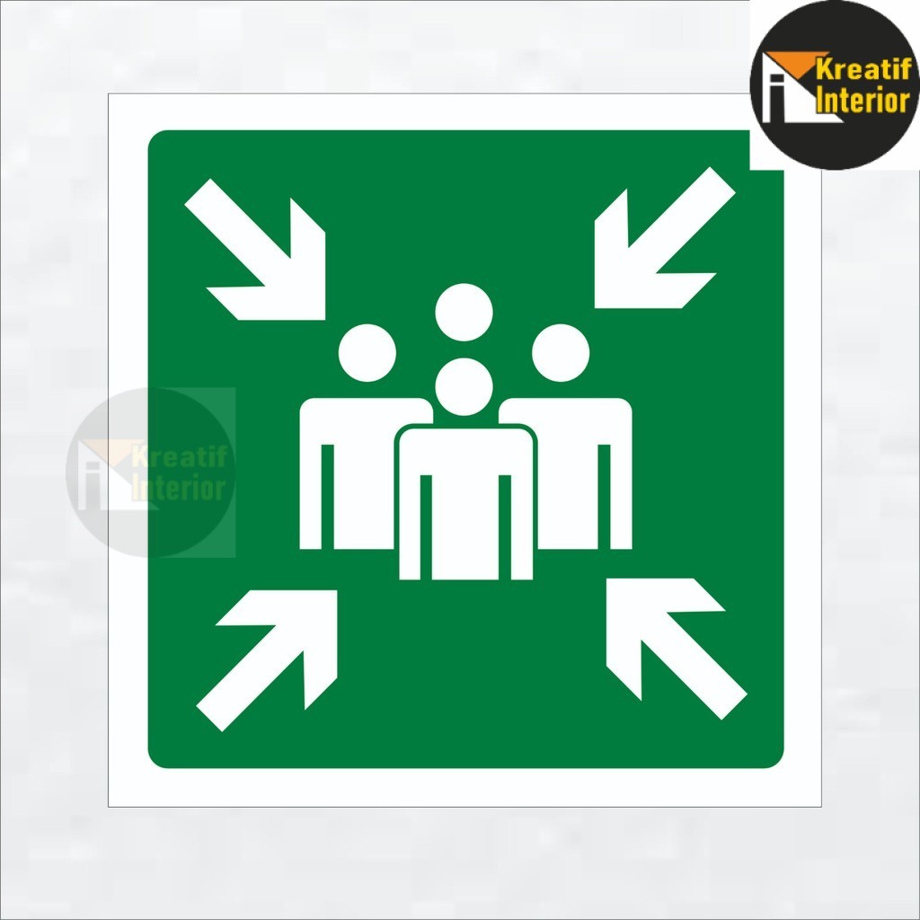 Jual KI PAPAN RAMBU SIGN AKRILIK TITIK KUMPUL | Shopee Indonesia