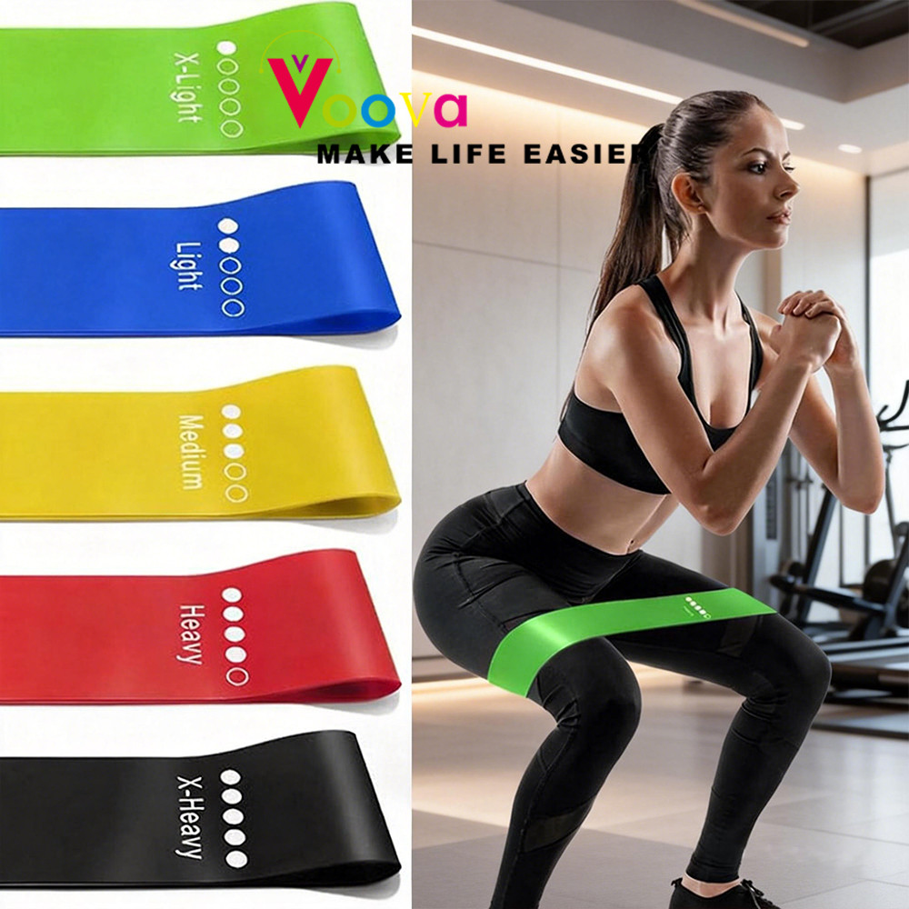 VOOVA Alat Olahraga/Resistance Band/ Karet Yoga/ Alat Gym Rumah