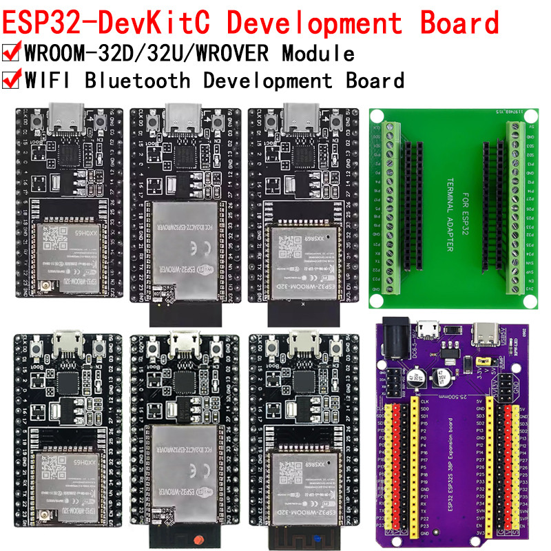 Jual ESP32-DevKitC core board ESP32 development board ESP32-WROOM-32D ...