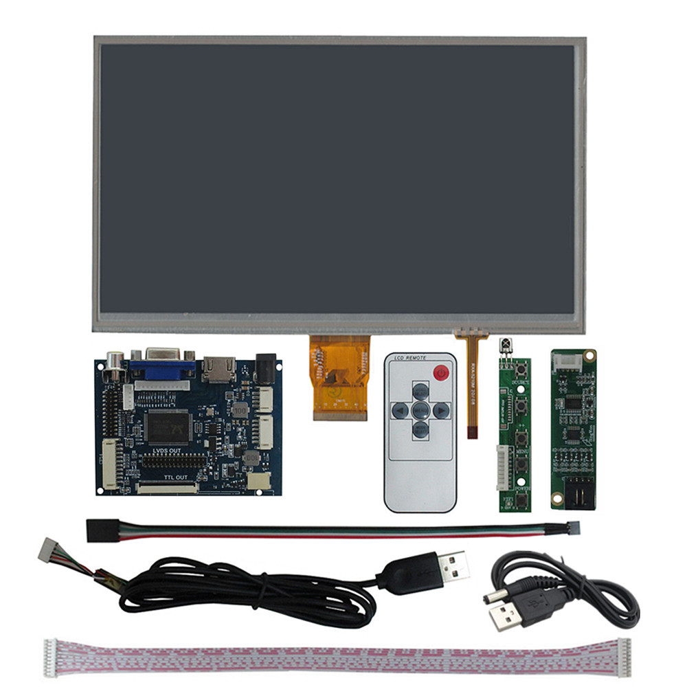 Jual 101 Inch LCD splay Screen HDMICompatible VGA AV Driver Control ...