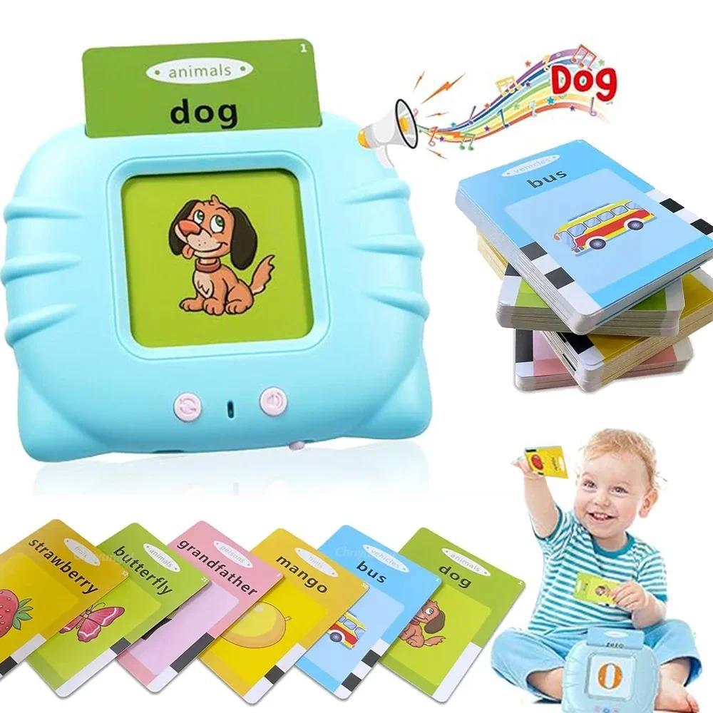 Jual Early Education Flash Card Learning Toys Talking Flashcards for ...