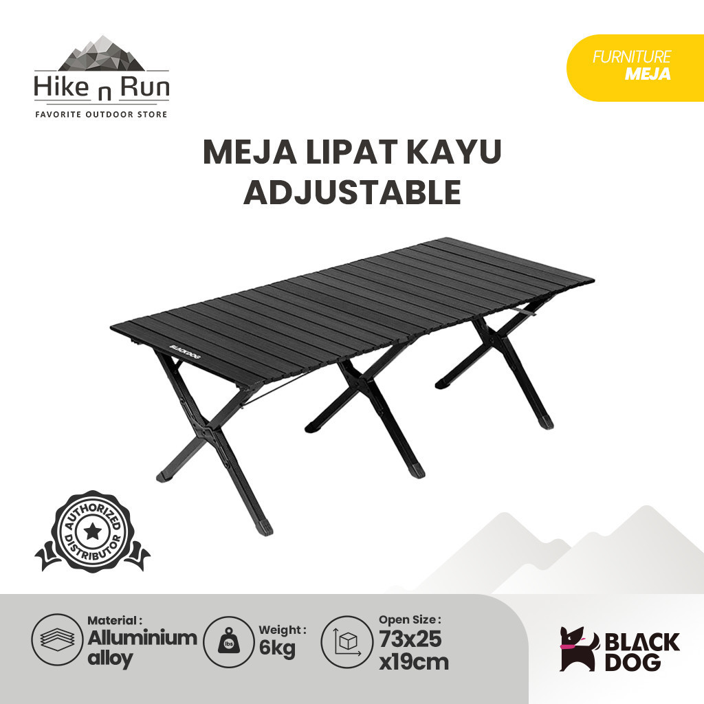 Jual BLACKDOG Meja Lipat Camping CBD2550JJ052 Allumunium Roll Folding ...