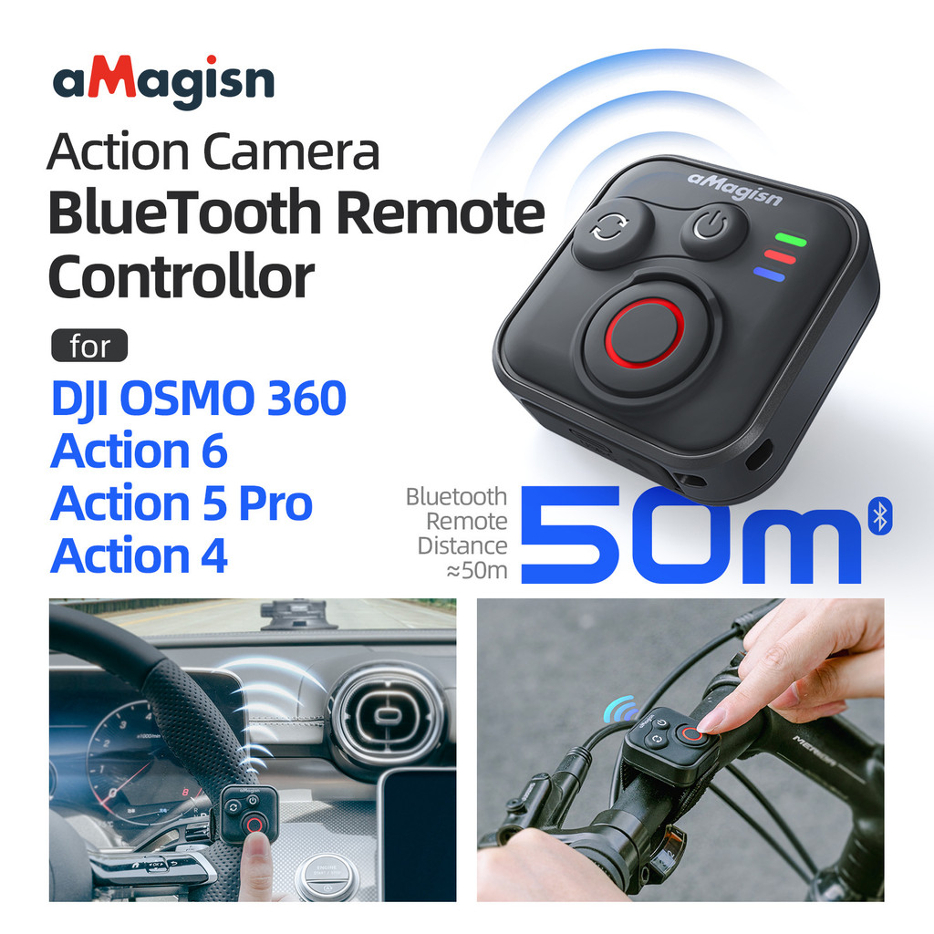 Jual aMagisn Waterproof Bluetooth Remote Control Shutter Connection ...