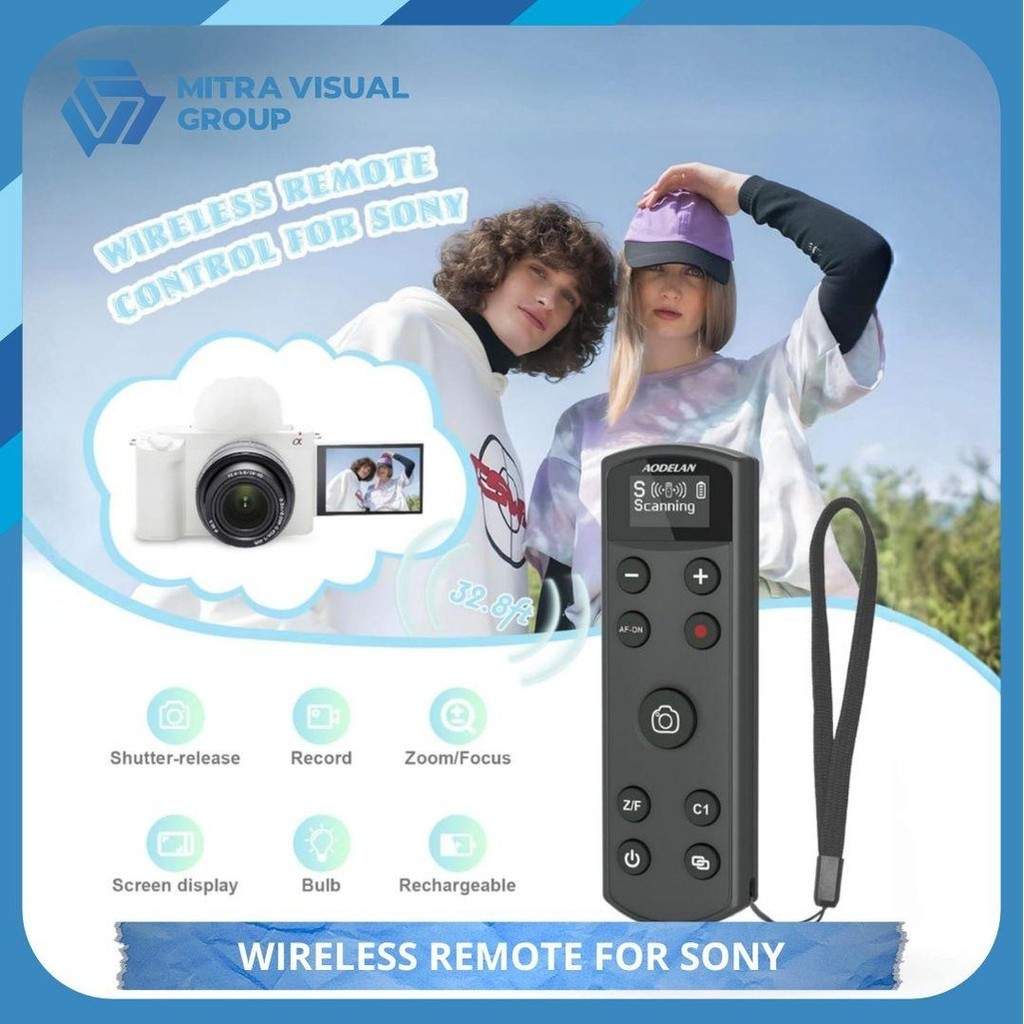 Jual (Urban Style) AODELAN Remote Control for Sony Camera,USB-C ...