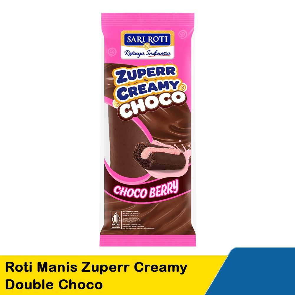 Jual SARI ROTI ROTI MANIS ZUPERR CREAMY DOUBLE CHOCO | Shopee Indonesia