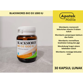 BLACKMORES BIO D3 1000 IU 30 TABLET UNTUK SUPLEMEN VITAMIN D