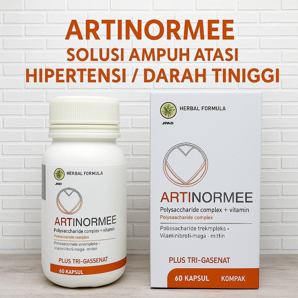 Artinormee origina Herbal Obat Hipertensi Darah Tinggi Stroke Asam Urat Jantung