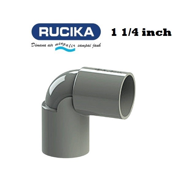 Jual Rucika Knee 1 1/4 Inch - Keni Rucika - Elbow AW - Sambungan Pipa ...