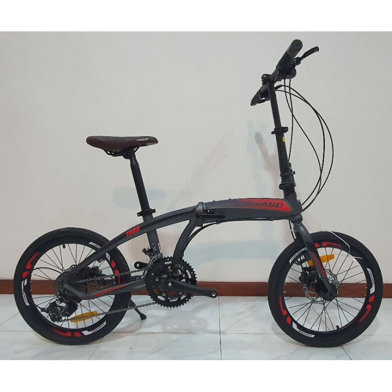 Jual sepeda lipat folding forward alloy 20 inch hidrolik | Shopee Indonesia