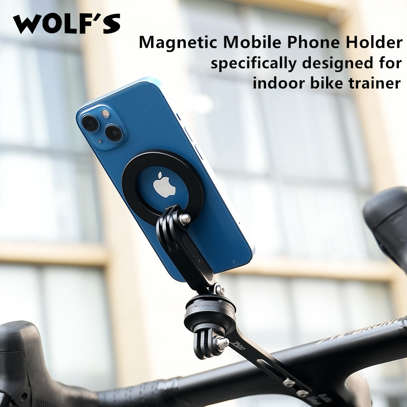 Jual wolf's Bicycle Stem Extension Computer Mount Holder Indoor Bike ...
