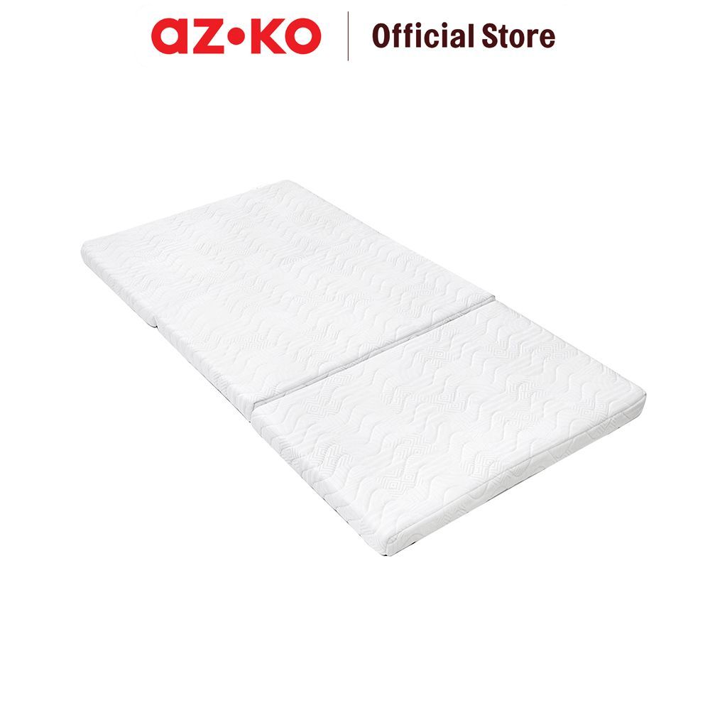 Jual AZKO Sleeplite 90X180X7 cm Kasur Lipat Microfiber Trifold - Putih ...