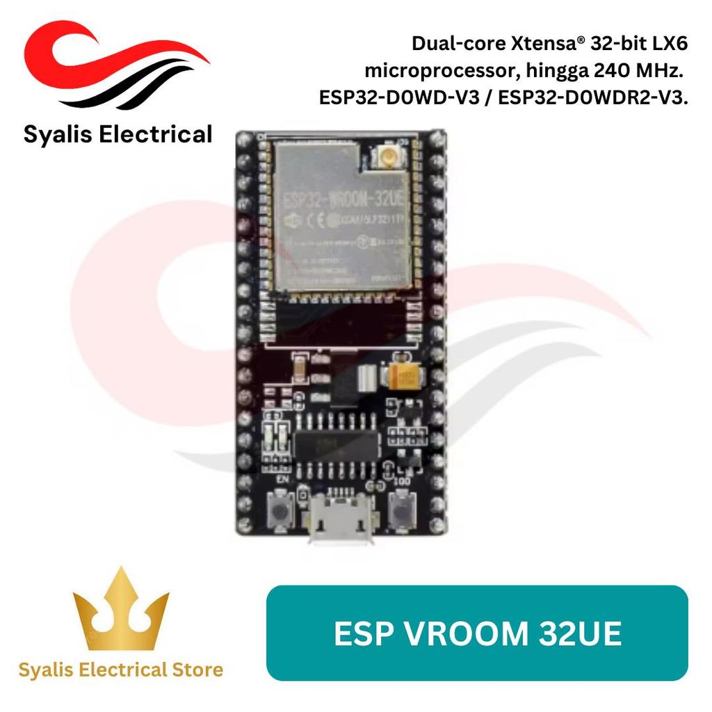 Jual ESP-WROOM-32UE dengan chip ESP32-D0WD-V3 / ESP32-D0WDR2-V3. dan ...