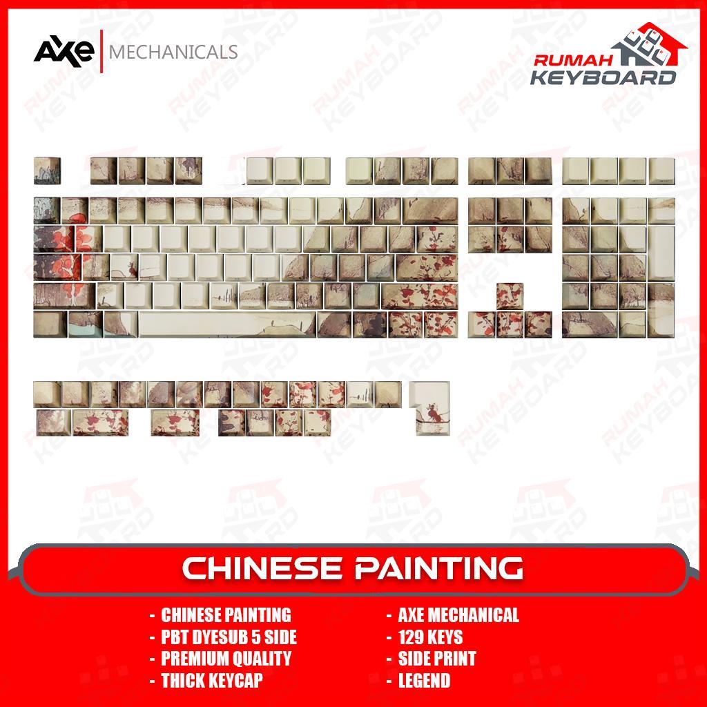 Jual CHINESE PAINTING KEYCAP - AXE MECHANICALS - Side Print - Cherry ...