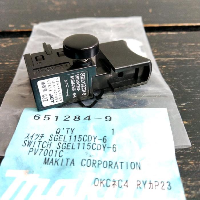 Jual Switch SGEL115CDY-6 PV7000C Makita Original 6512849 | Shopee Indonesia