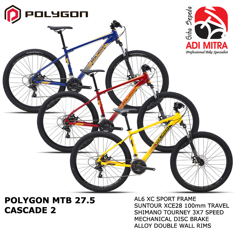 Jual Polygon Cascade 2 [27.5x18 Inch] Sepeda MTB | Shopee Indonesia