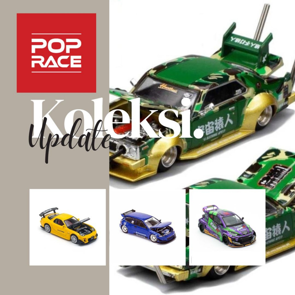 Jual Pop Race Diecast Scale Model Car - Banyak Varian | Shopee Indonesia