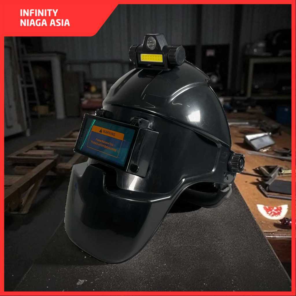 Jual INADS Helm Las Auto Darkening 09010 Topeng Kedok Pelindung Wajah ...