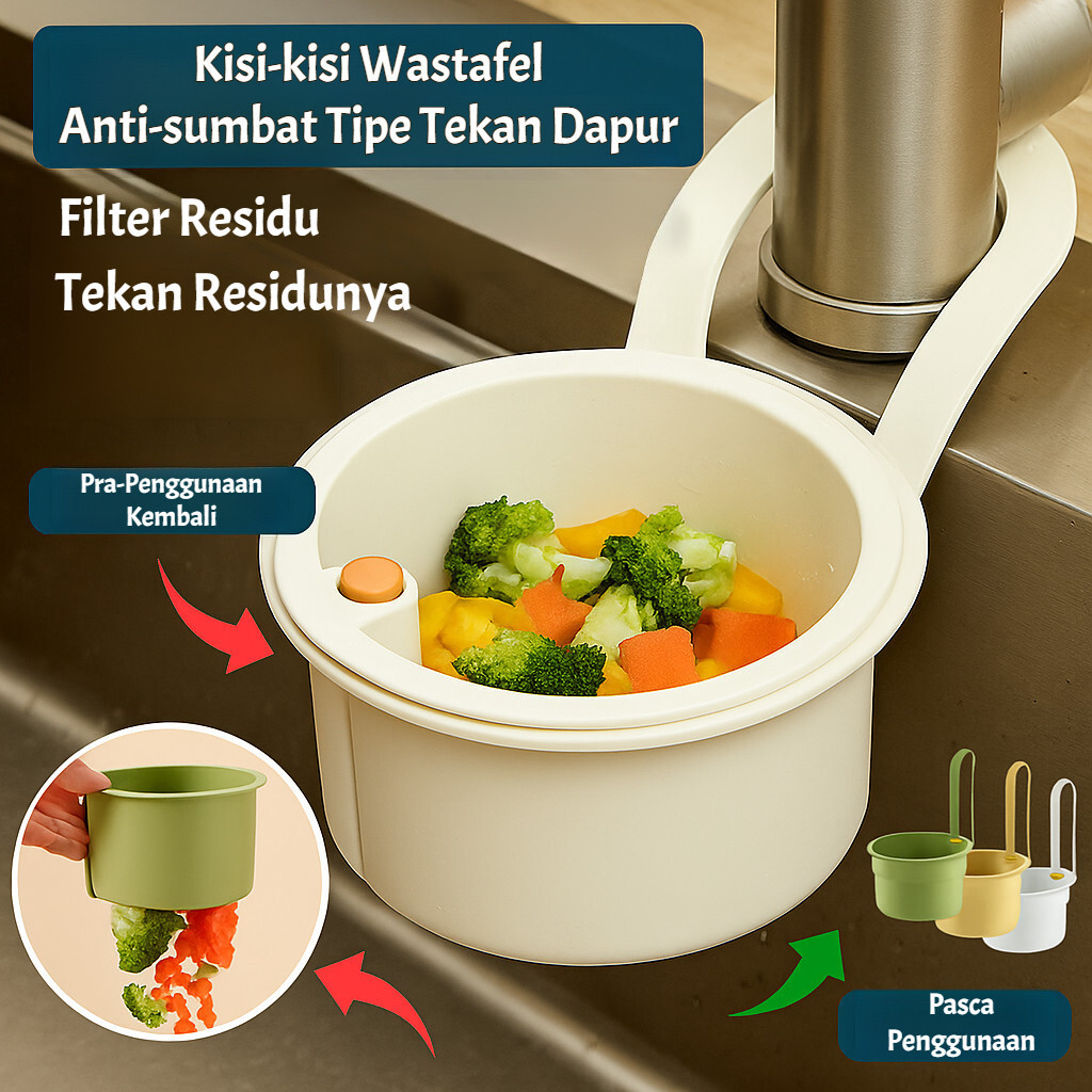 Jual COD Tempat Sampah Mini Dapur Keranjang Penyaring Wastafel Dapur ...