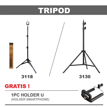 Al Tripod 3118 Free U Holder Tripod Hp
