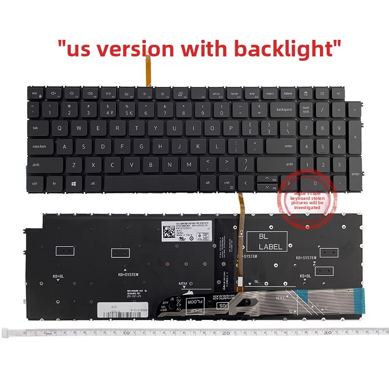 Jual New US Keyboard for DELL Vostro 5620 5625 7620 5630 5635 3530 3535 ...
