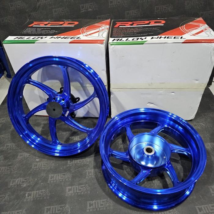 Jual Velg RPD Skyblade CNC PCX 160 14x250 13x400 - Biru | Shopee Indonesia