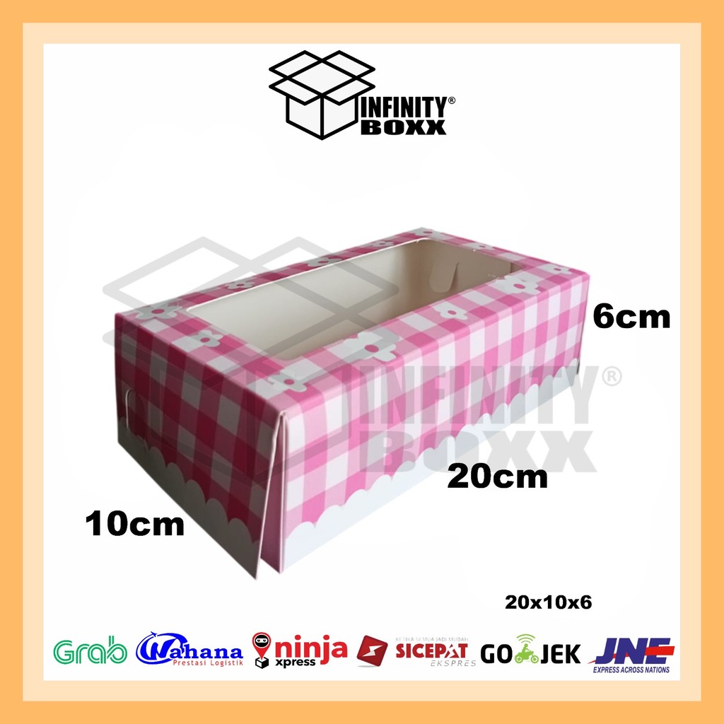 Jual Infinity boxx - Brownies Box Dessert & Snack 20x10x6 – Bahan Ivory ...