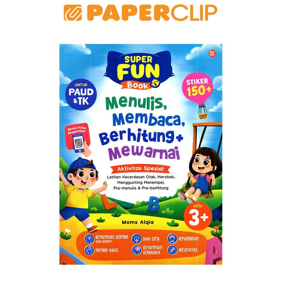 Jual SUPER FUN BOOK MENULIS,MEMBACA,BERHITUNG + MEWARNAI | Shopee Indonesia