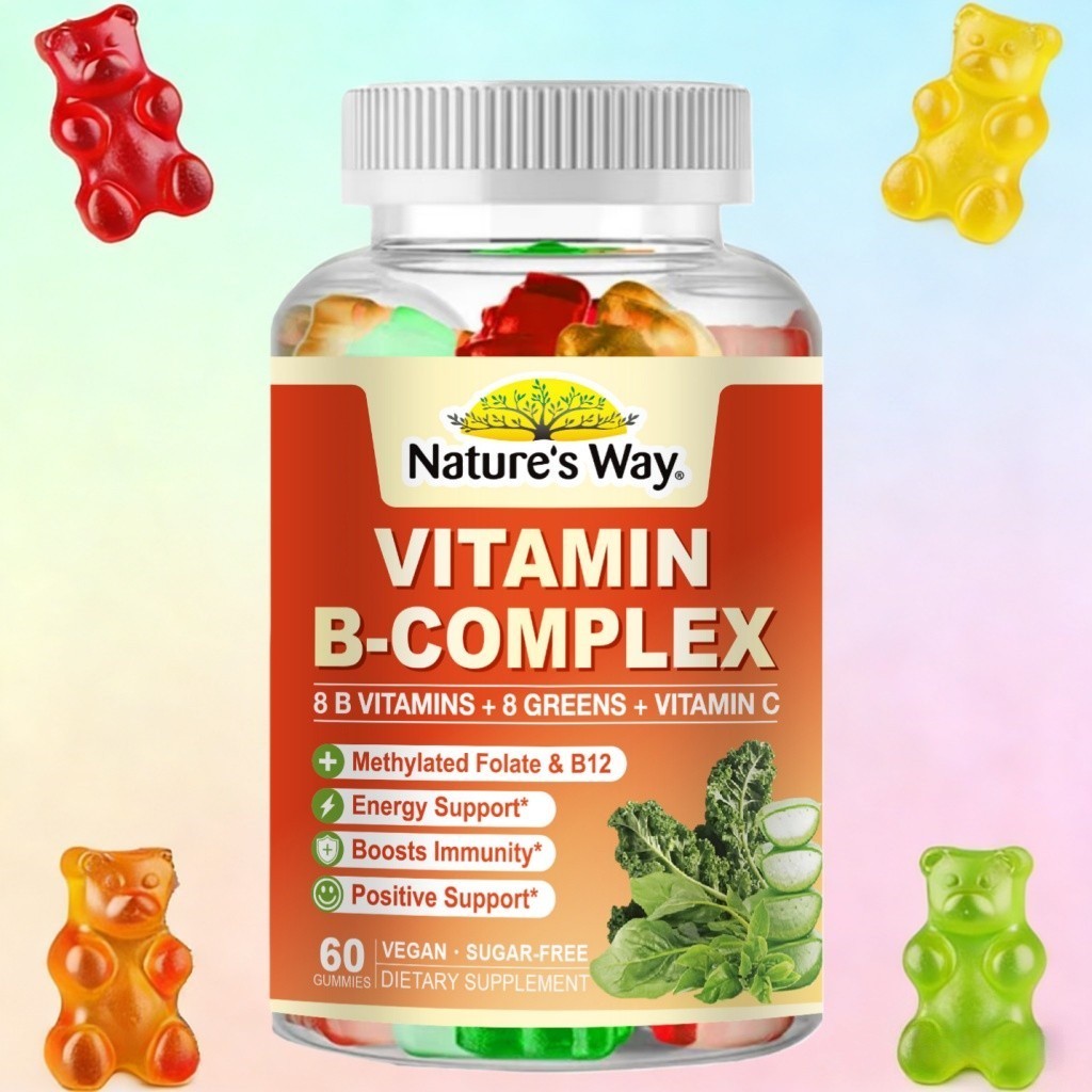 Jual Nature's Way Vitamin B Kompleks dengan B1, B2, B3, B5, B6, B7, B9 ...
