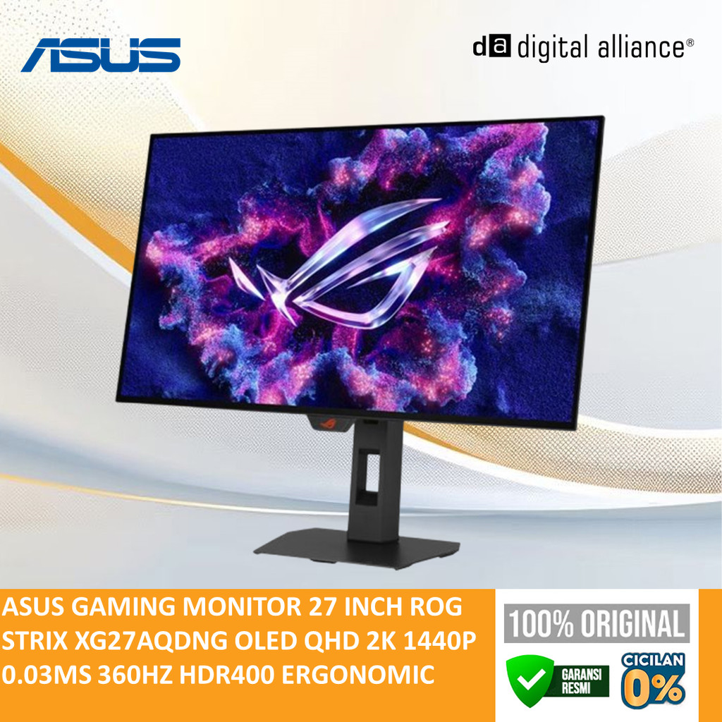 Jual ASUS GAMING MONITOR 27 INCH ROG STRIX XG27AQDNG OLED QHD 2K 1440P ...