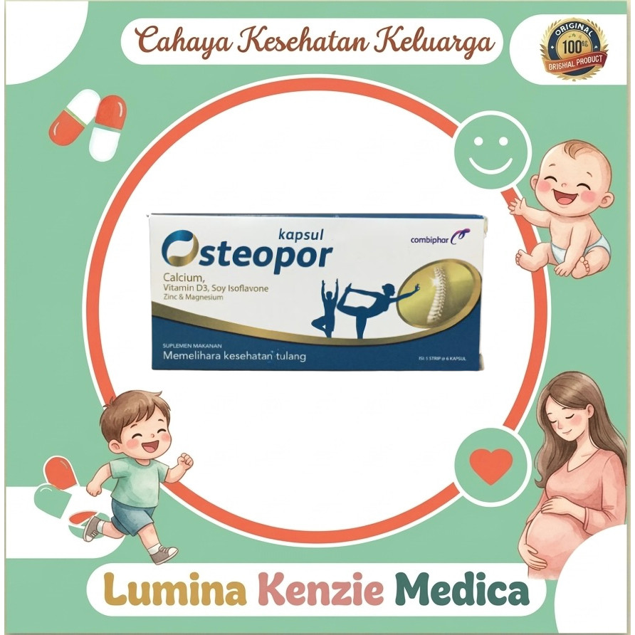 Jual Osteopor Per Box isi 30 Tablet - Suplemen Kesehatan Tulang dan ...