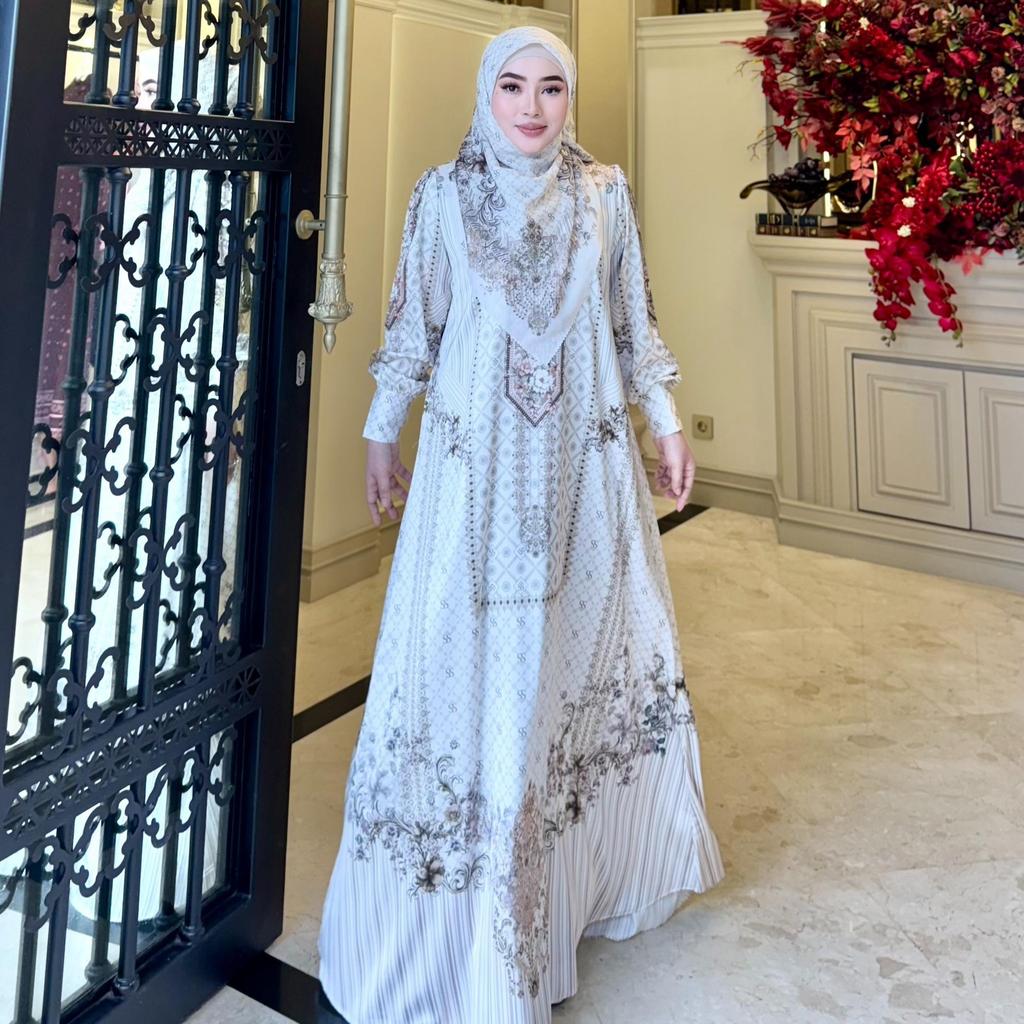 Jual Shella Saukia Dress Printing 03-093 | Shopee Indonesia