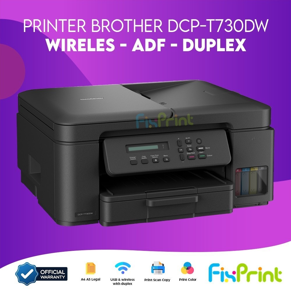 Jual FixPrint Printer Brother DCP-T730DW / DCP T720DW Wireless Inkjet ...