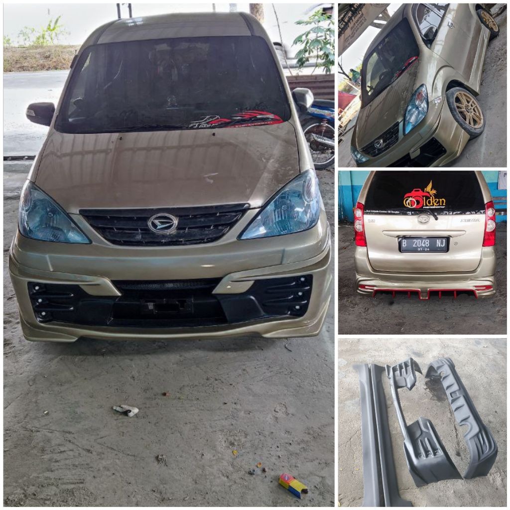 Jual bodykit avanza custom 2003-2006 body kit avansa kuat-tebal-lentur ...